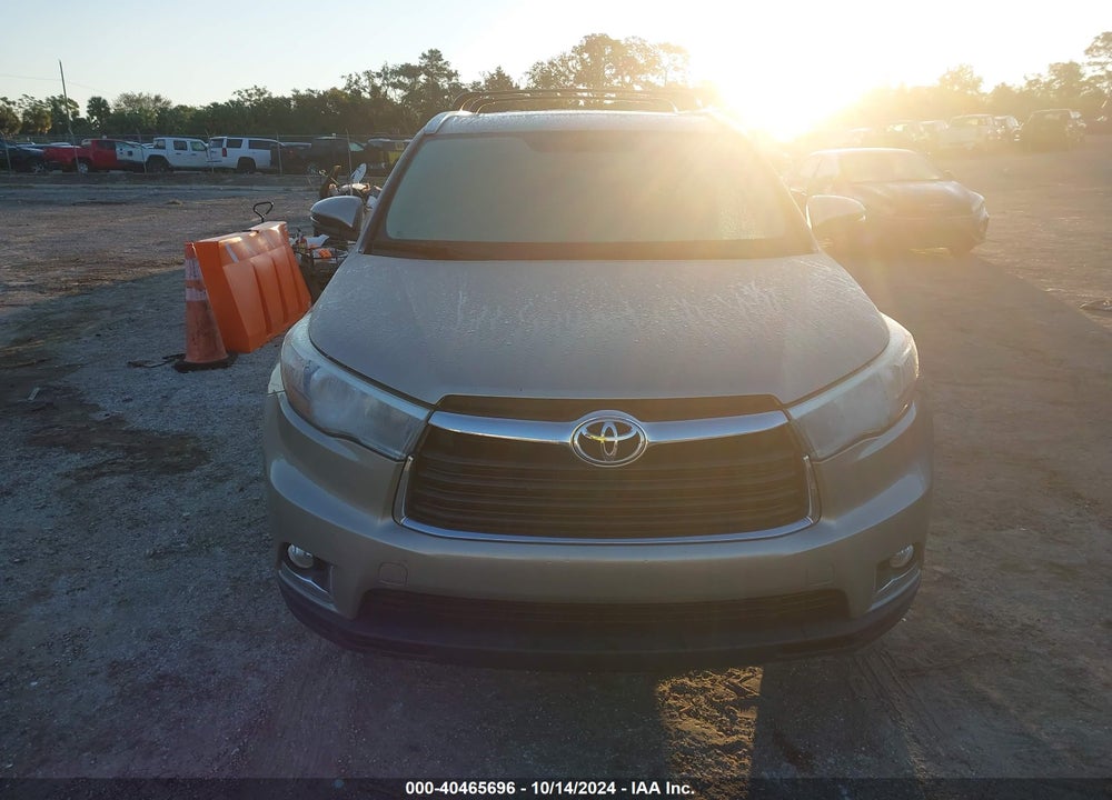 2016 TOYOTA HIGHLANDER LIMITED V6 VIN: 5TDYKRFH5GS127333
