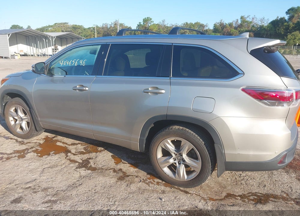 2016 TOYOTA HIGHLANDER LIMITED V6 VIN: 5TDYKRFH5GS127333