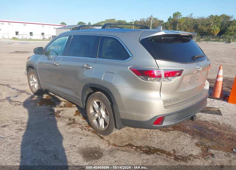 2016 TOYOTA HIGHLANDER LIMITED V6 VIN: 5TDYKRFH5GS127333