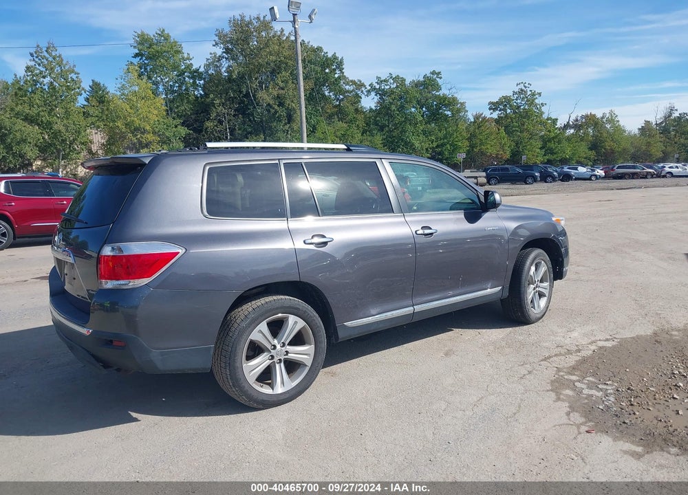 2012 TOYOTA HIGHLANDER LIMITED V6 VIN: 5TDDK3EH0CS136321