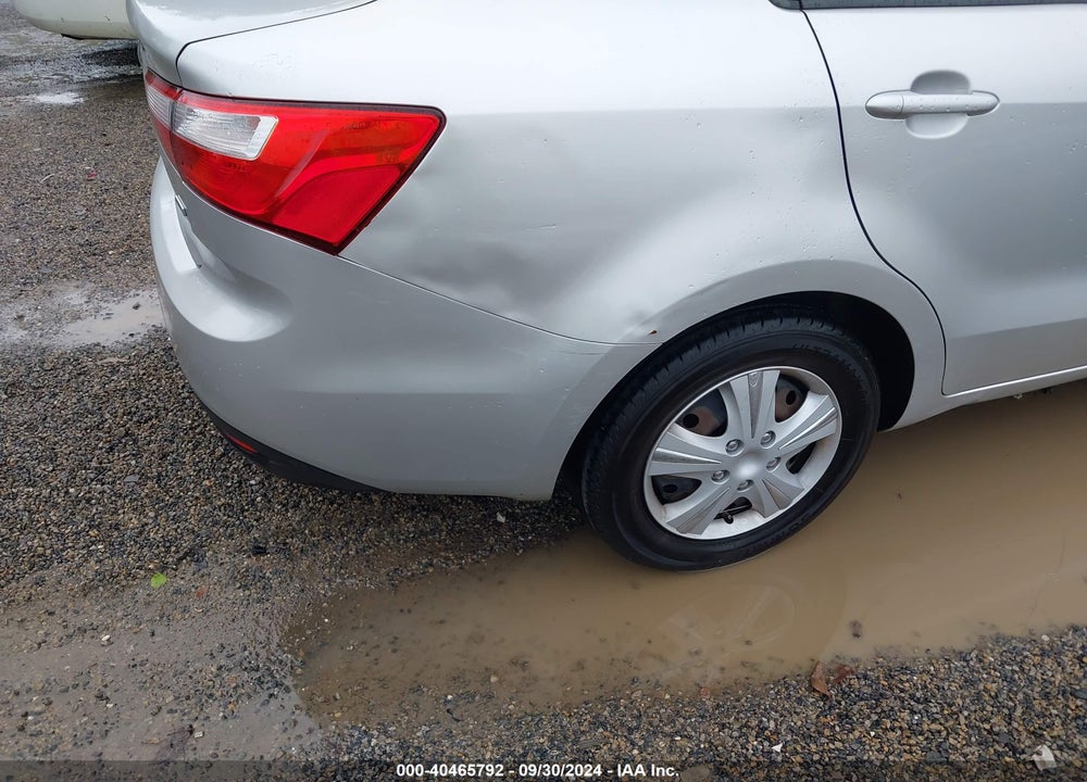 2013 KIA RIO LX VIN: KNADM4A37D6289724