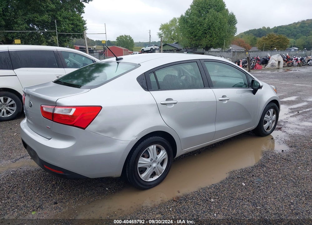 2013 KIA RIO LX VIN: KNADM4A37D6289724