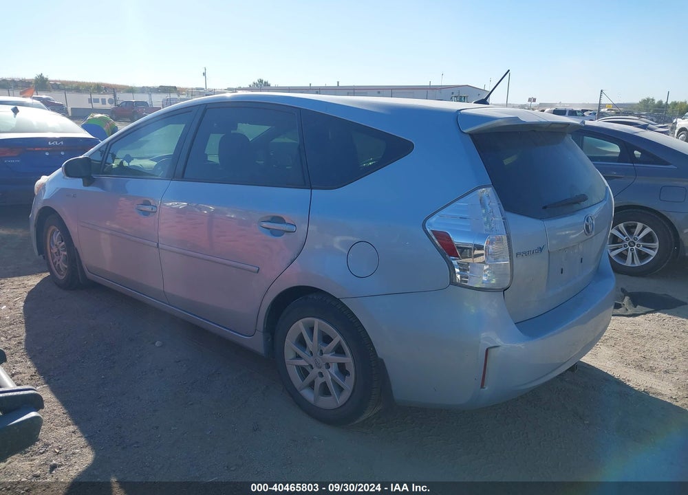 2013 TOYOTA PRIUS V TWO VIN: JTDZN3EUXD3204007
