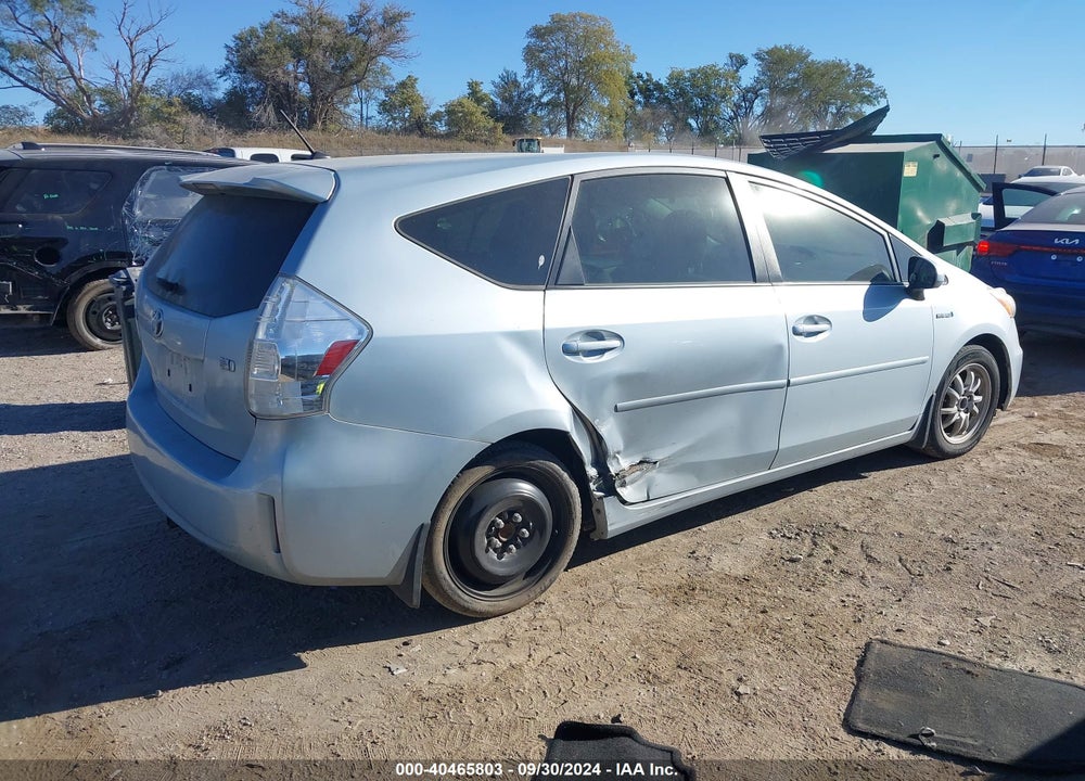 2013 TOYOTA PRIUS V TWO VIN: JTDZN3EUXD3204007