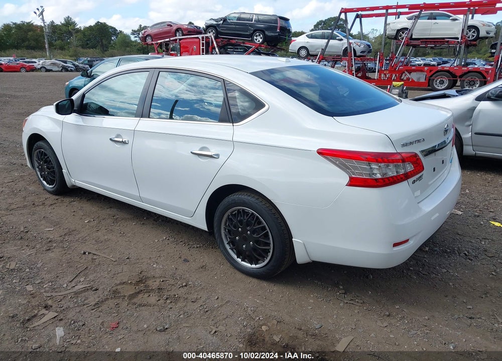 2014 NISSAN SENTRA SV VIN: 3N1AB7AP4EY275602