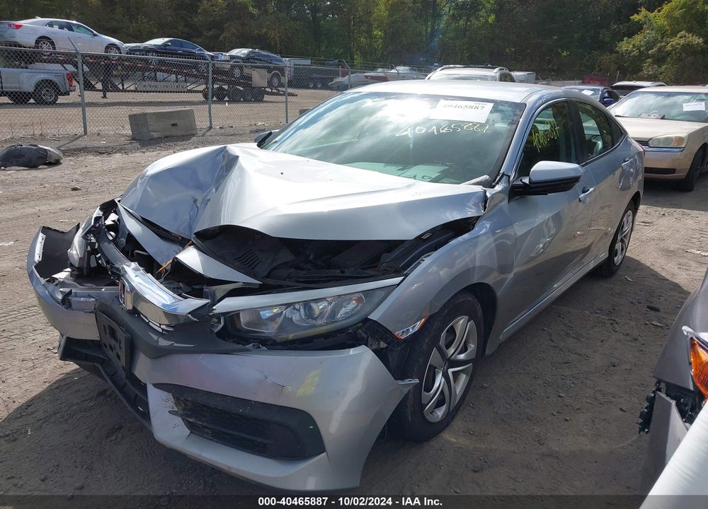 2017 HONDA CIVIC LX VIN: 19XFC2F57HE230038