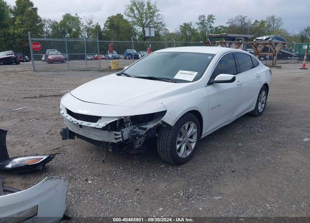 2020 CHEVROLET MALIBU FWD LT VIN: 1G1ZD5ST2LF044849