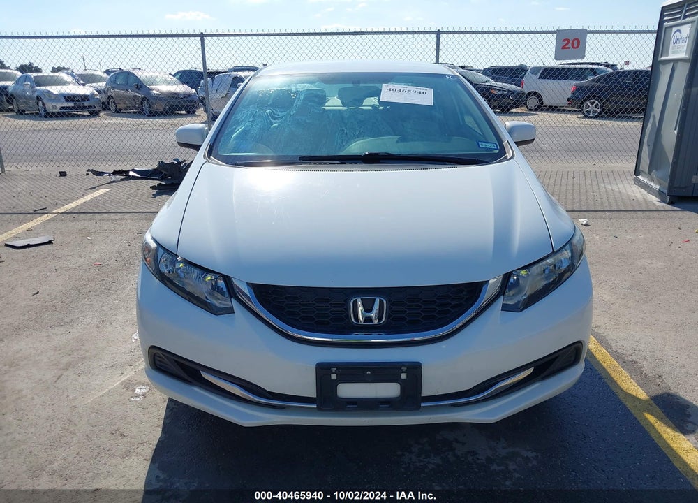 2015 HONDA CIVIC LX VIN: 19XFB2F5XFE249277