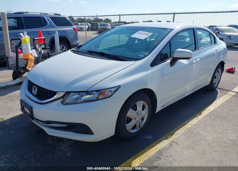 2015 HONDA CIVIC LX VIN: 19XFB2F5XFE249277