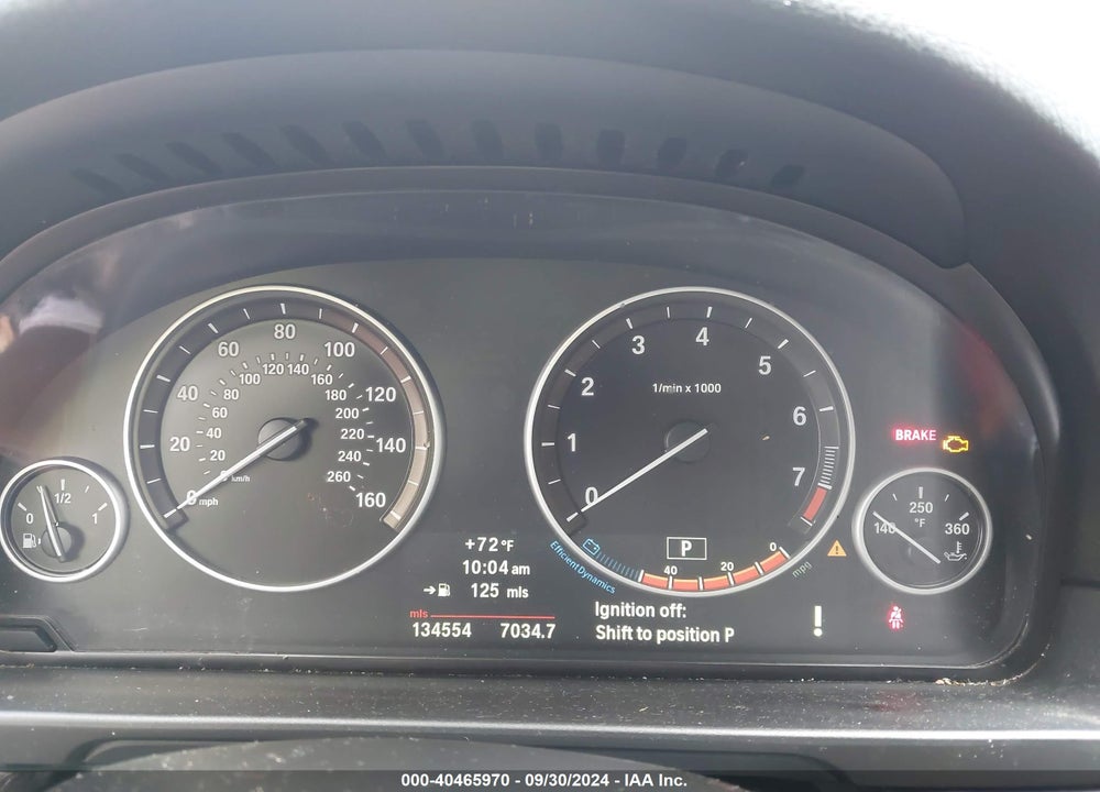 2013 BMW 528I XDRIVE VIN: WBAXH5C50DDW15588