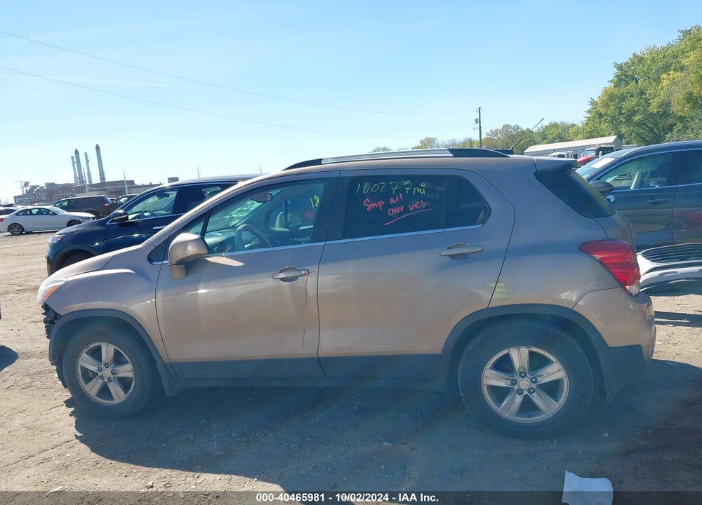 2018 CHEVROLET TRAX LT VIN: 3GNCJLSB8JL366116