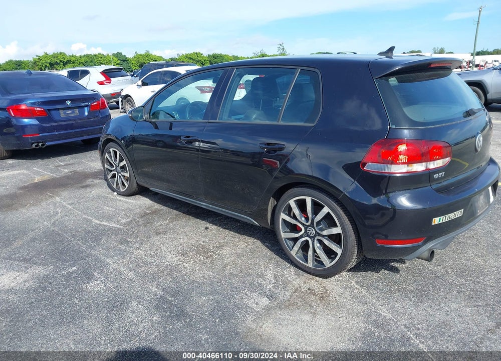 2012 VOLKSWAGEN GTI 4-DOOR AUTOBAHN VIN: WVWHV7AJXCW275428