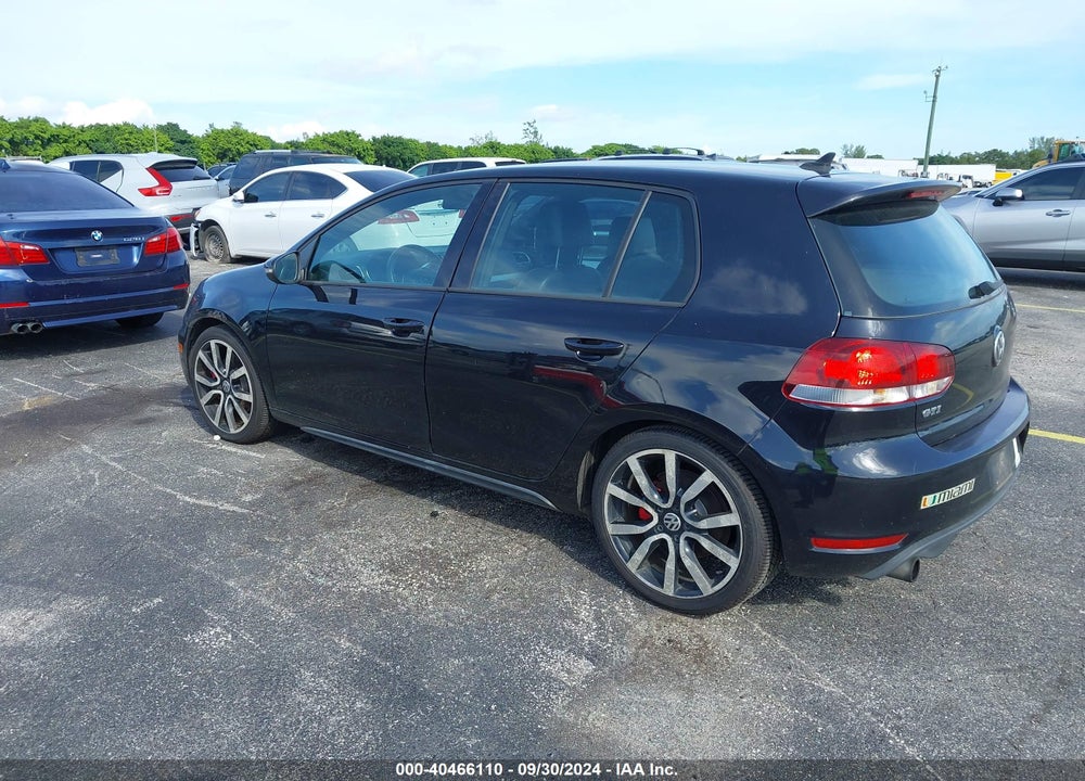 2012 VOLKSWAGEN GTI 4-DOOR AUTOBAHN VIN: WVWHV7AJXCW275428