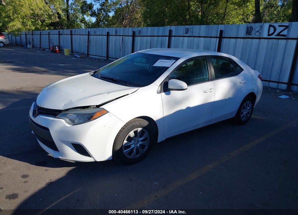 2015 TOYOTA COROLLA L VIN: 2T1BURHE5FC374863