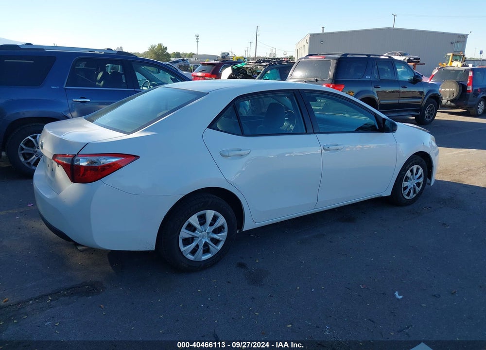 2015 TOYOTA COROLLA L VIN: 2T1BURHE5FC374863