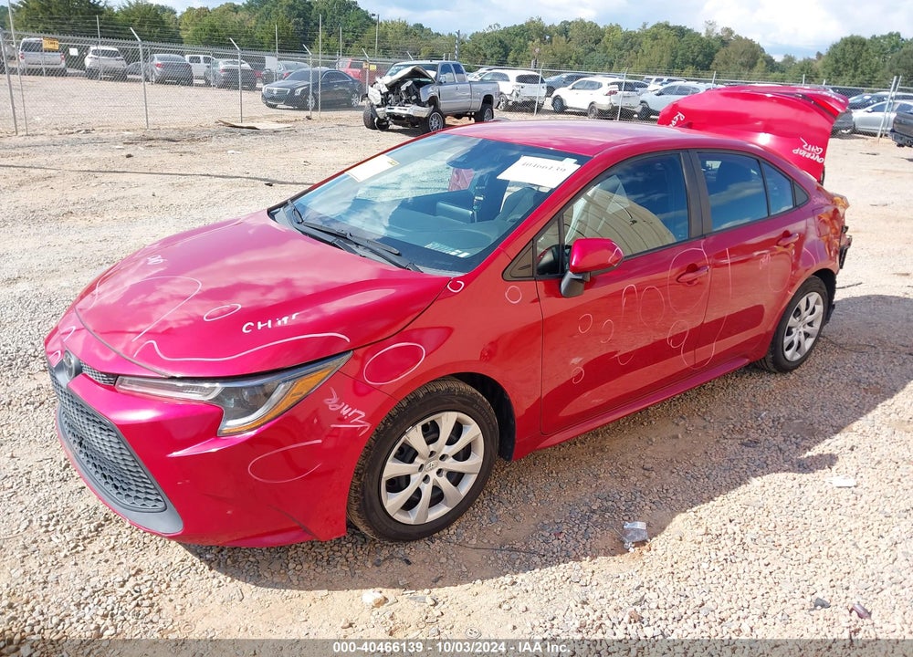 2021 TOYOTA COROLLA LE VIN: 5YFEPMAE9MP183008