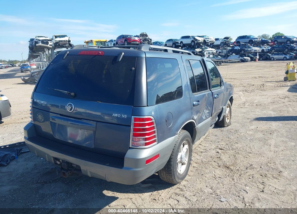 2002 MERCURY MOUNTAINEER VIN: 4M2ZU86WX2UJ11568