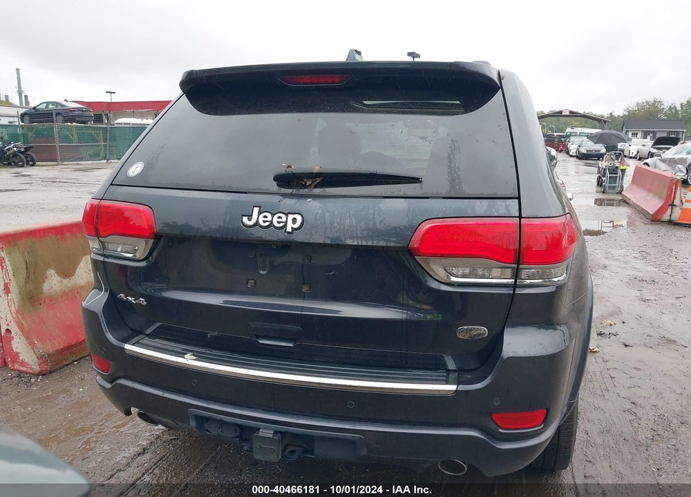 2016 JEEP GRAND CHEROKEE OVERLAND VIN: 1C4RJFCG3GC377589