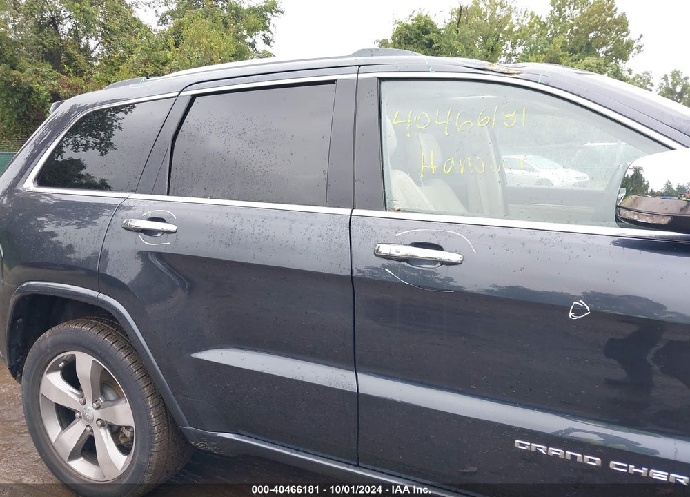 2016 JEEP GRAND CHEROKEE OVERLAND VIN: 1C4RJFCG3GC377589