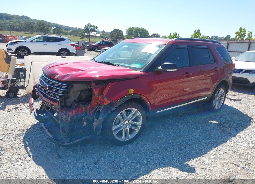2016 FORD EXPLORER XLT VIN: 1FM5K8D81GGC46194