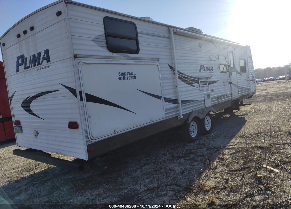 2011 FOREST RIVER PUMA VIN: 4X4TPUF24BP028980