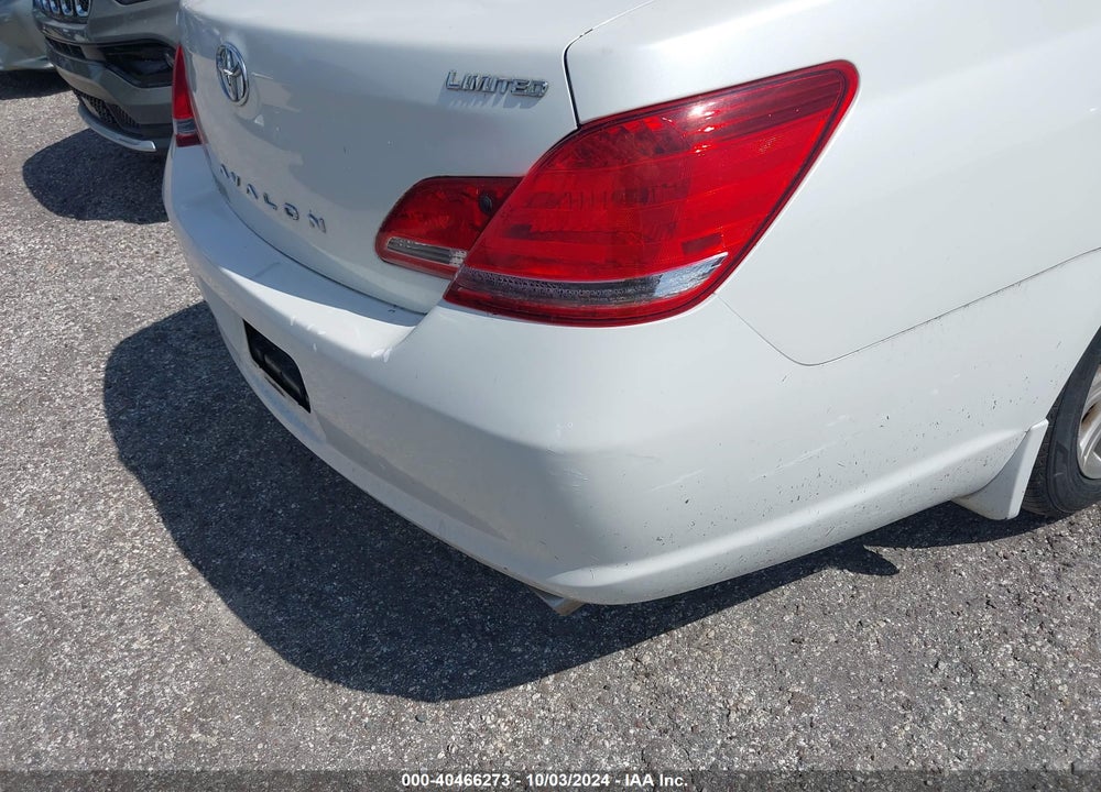 2005 TOYOTA AVALON LIMITED VIN: 4T1BK36B05U047201