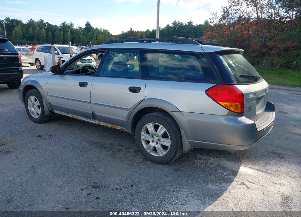 2005 SUBARU OUTBACK 2.5I VIN: 4S4BP61CX56314836