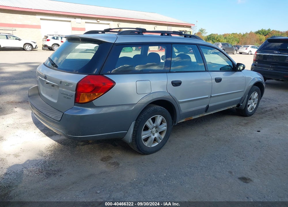 2005 SUBARU OUTBACK 2.5I VIN: 4S4BP61CX56314836