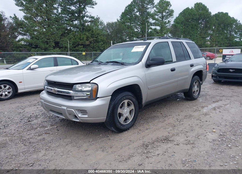 2006 CHEVROLET TRAILBLAZER LS VIN: 1GNDS13S062186190