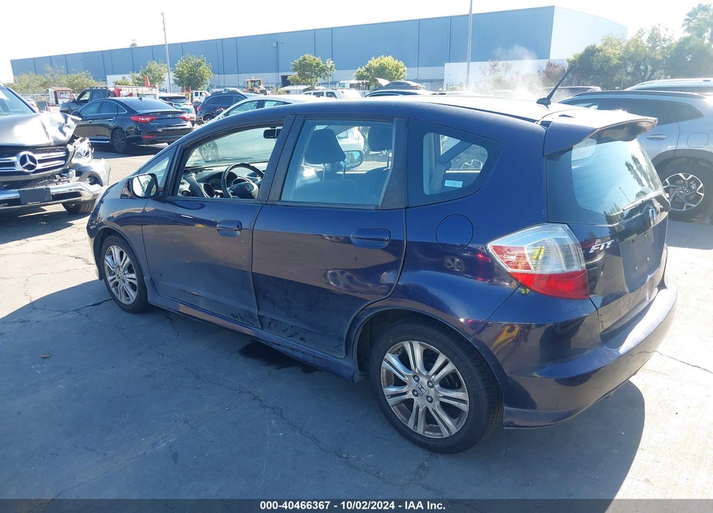 2009 HONDA FIT SPORT VIN: JHMGE88419S011238