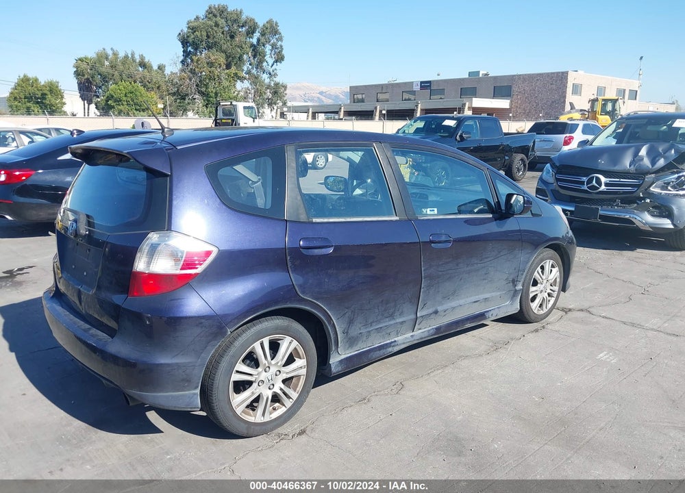 2009 HONDA FIT SPORT VIN: JHMGE88419S011238