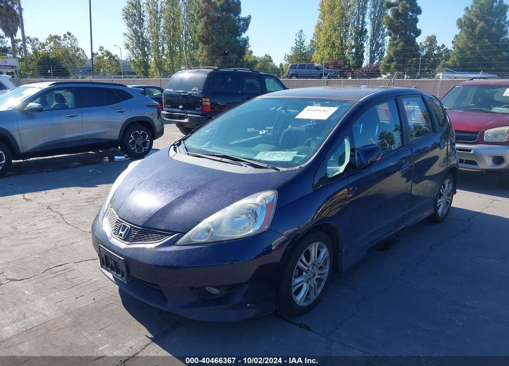 2009 HONDA FIT SPORT VIN: JHMGE88419S011238