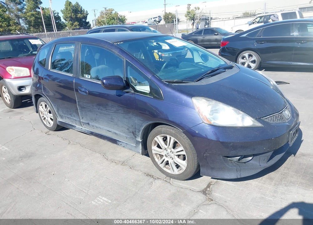 2009 HONDA FIT SPORT VIN: JHMGE88419S011238