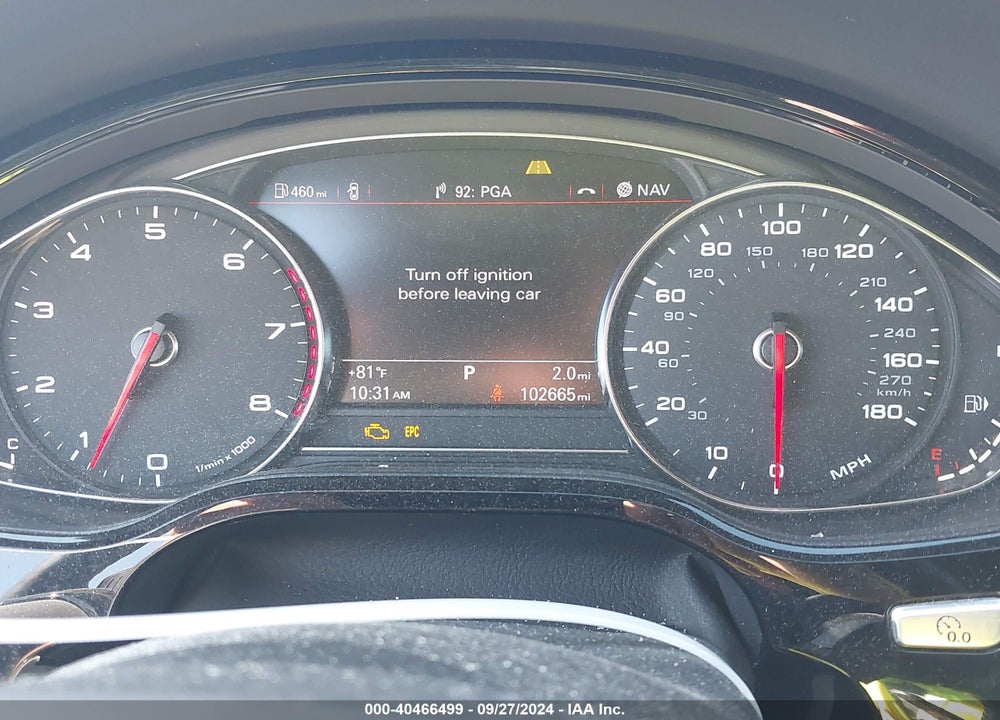 2015 AUDI A8 L 3.0T VIN: WAU3GAFD8FN017713