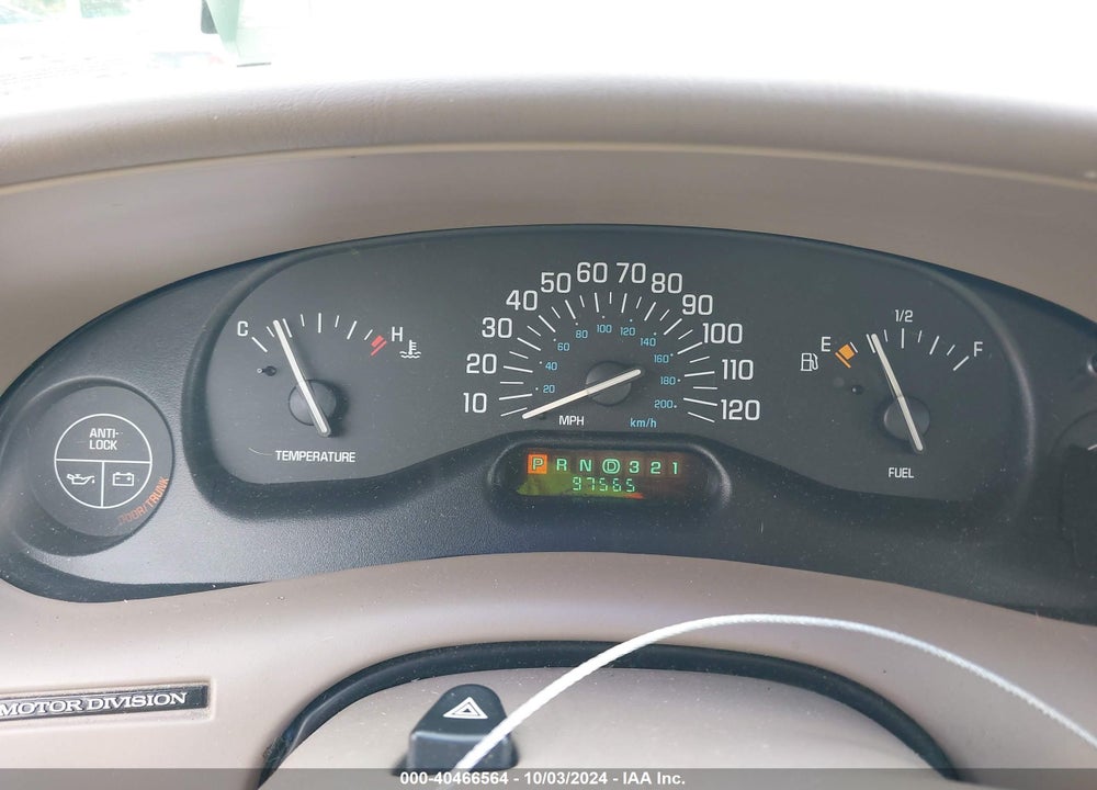 1999 BUICK CENTURY CUSTOM VIN: 2G4WS52M7X1565969