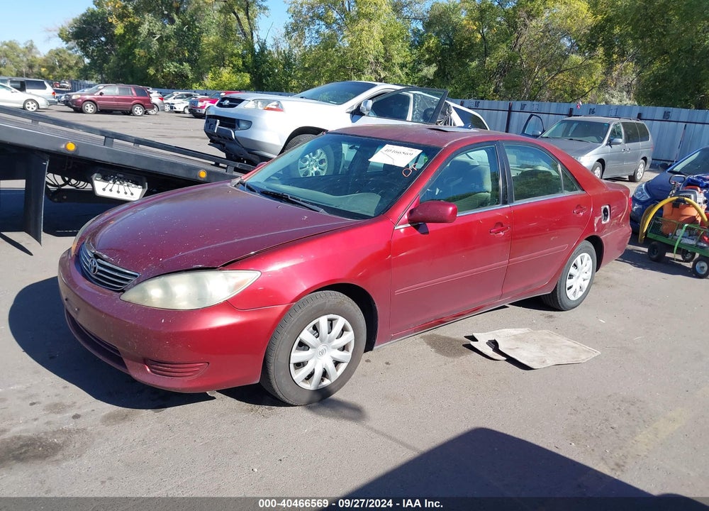 2005 TOYOTA CAMRY LE VIN: 4T1BE32K75U069029