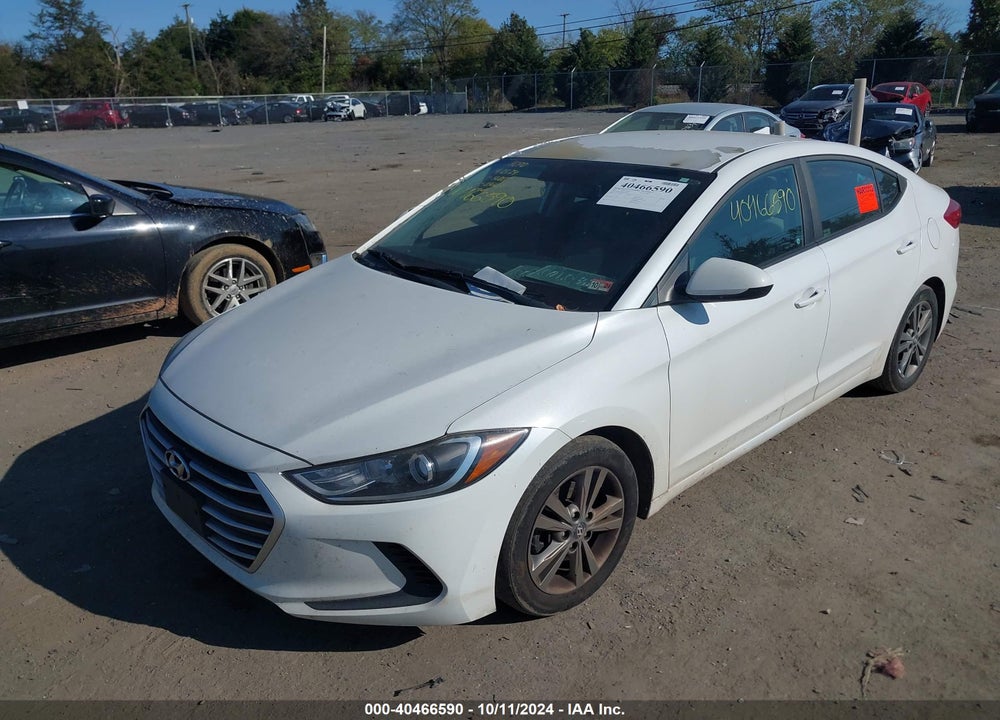 2017 HYUNDAI ELANTRA SE VIN: 5NPD84LF0HH056620