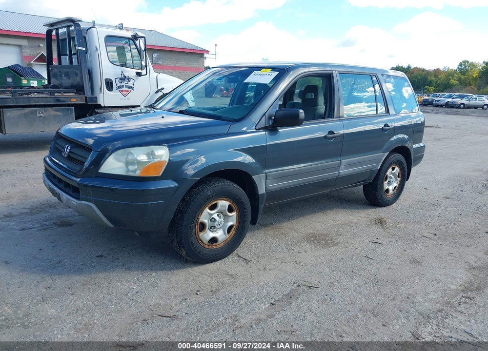 2005 HONDA PILOT LX VIN: 2HKYF18125H559693