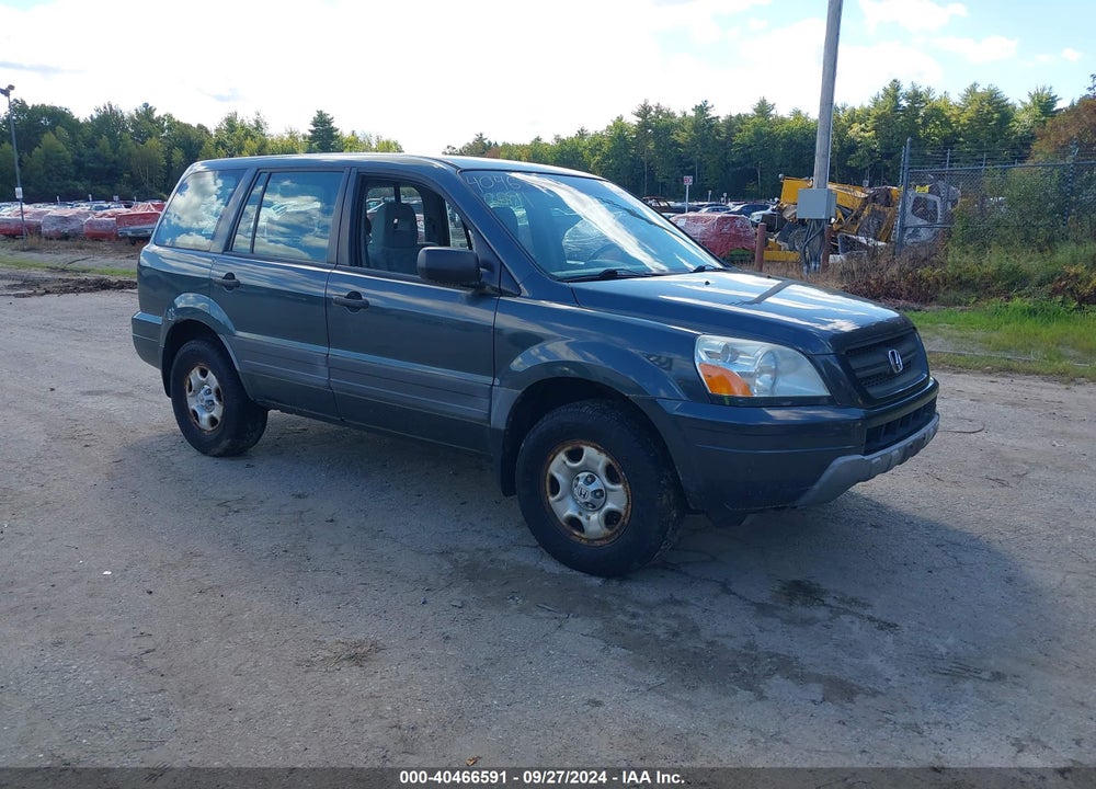 2005 HONDA PILOT LX VIN: 2HKYF18125H559693