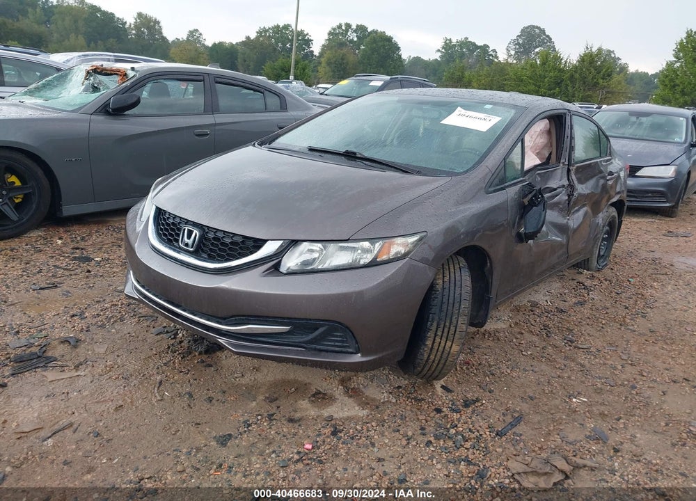 2014 HONDA CIVIC LX VIN: 2HGFB2F5XEH526238