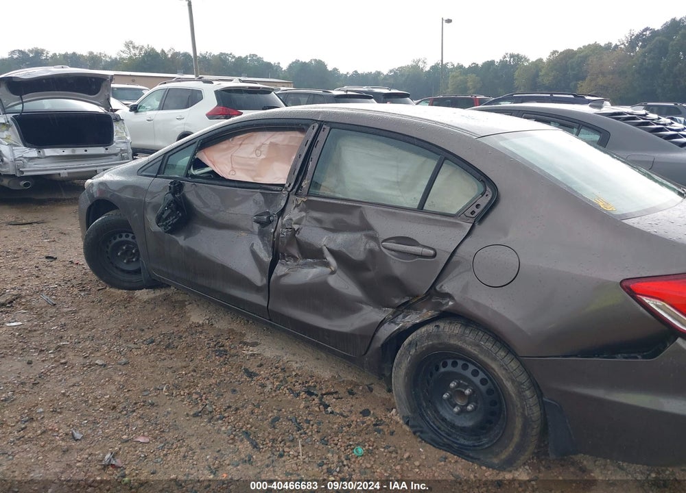 2014 HONDA CIVIC LX VIN: 2HGFB2F5XEH526238