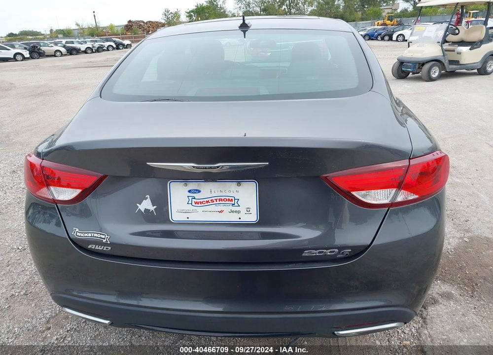 2016 CHRYSLER 200 S VIN: 1C3CCCDG9GN180433