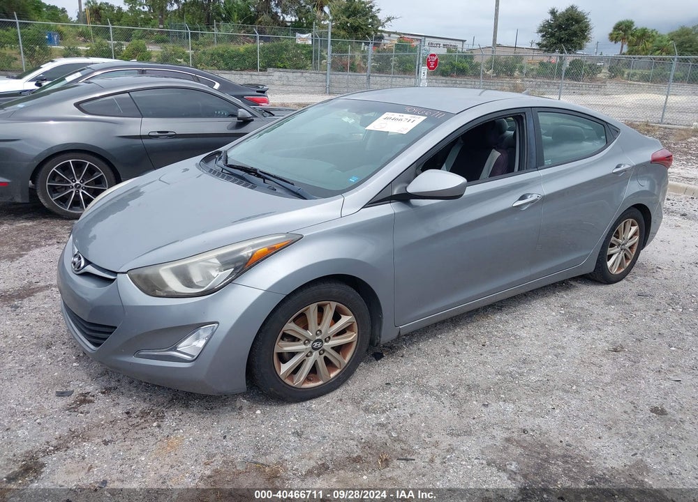 2014 HYUNDAI ELANTRA SE VIN: KMHDH4AE6EU158947