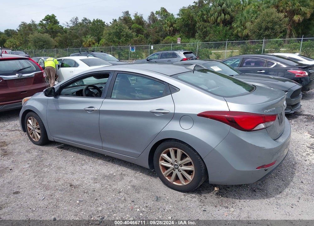2014 HYUNDAI ELANTRA SE VIN: KMHDH4AE6EU158947