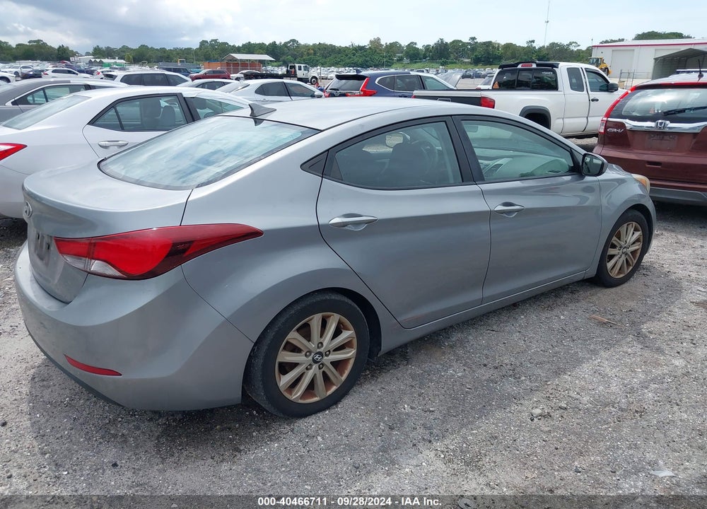 2014 HYUNDAI ELANTRA SE VIN: KMHDH4AE6EU158947