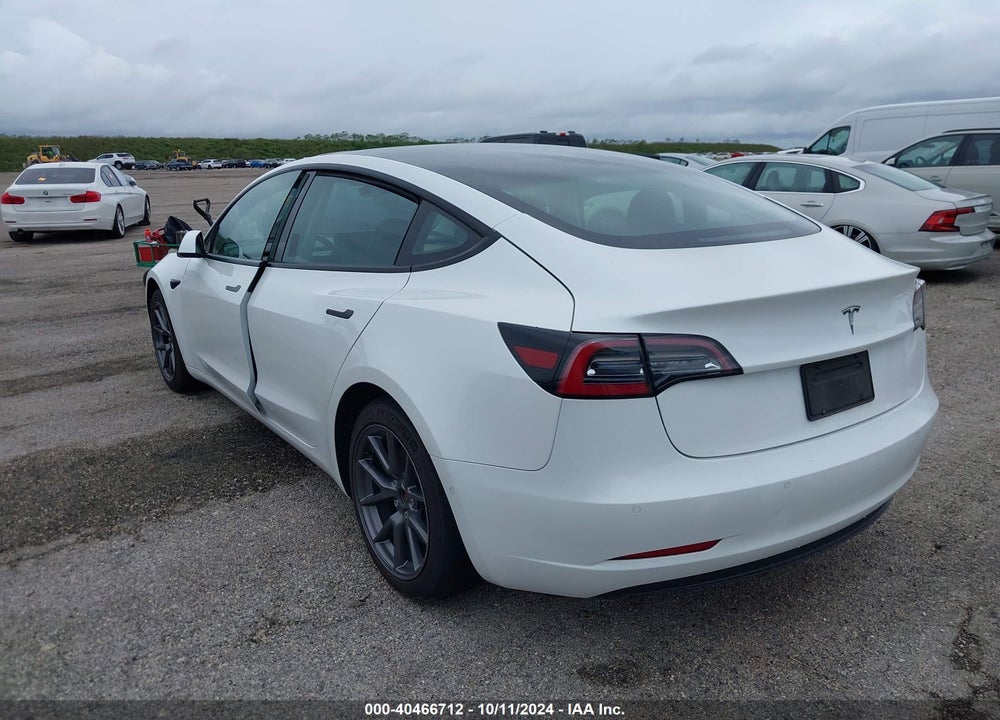 2022 TESLA MODEL 3 REAR-WHEEL DRIVE VIN: 5YJ3E1EA6NF102885