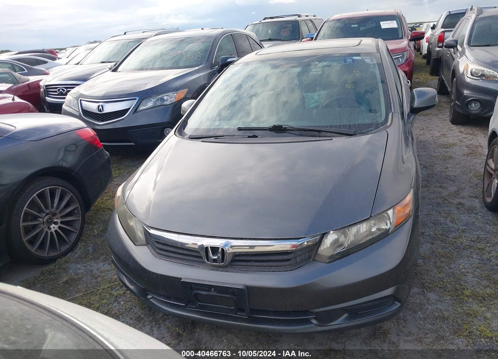 2012 HONDA CIVIC EX VIN: 2HGFB2F87CH311505