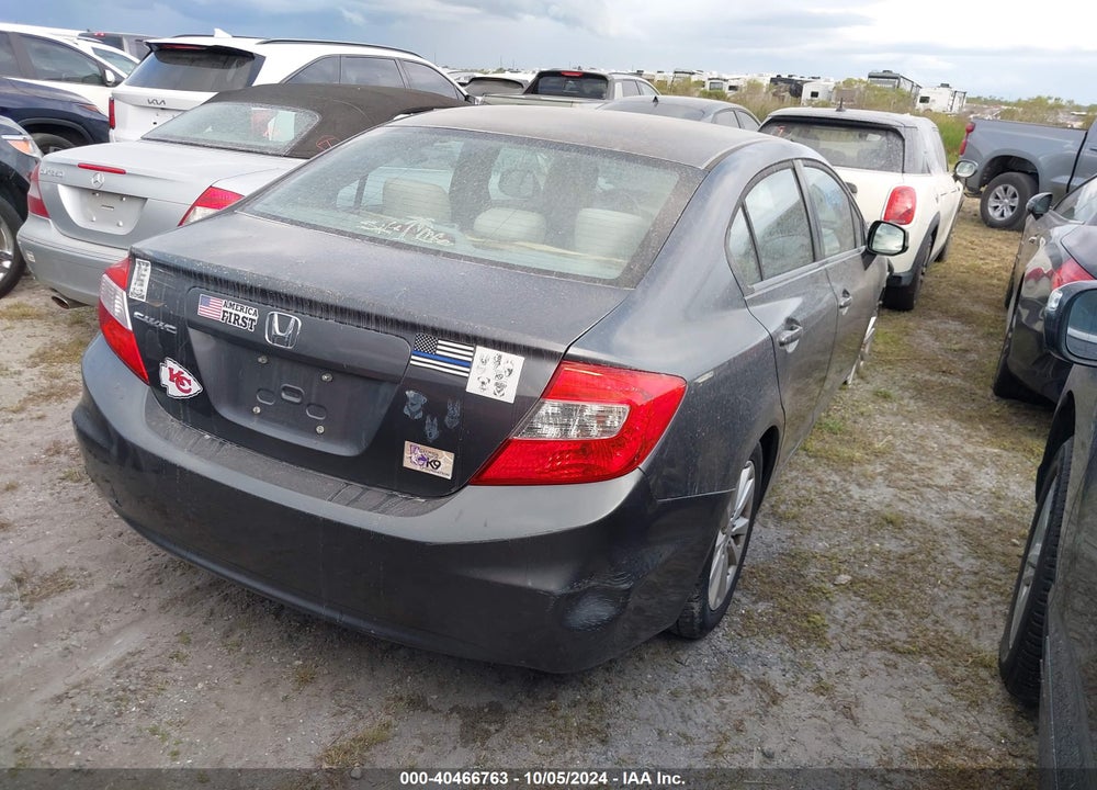 2012 HONDA CIVIC EX VIN: 2HGFB2F87CH311505