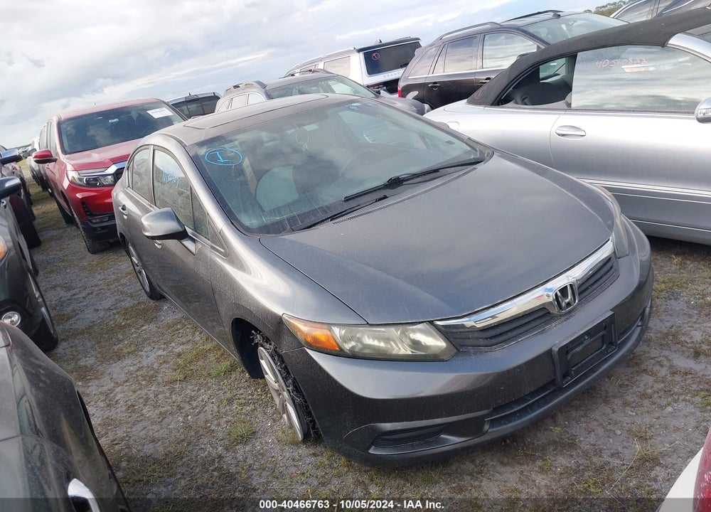 2012 HONDA CIVIC EX VIN: 2HGFB2F87CH311505