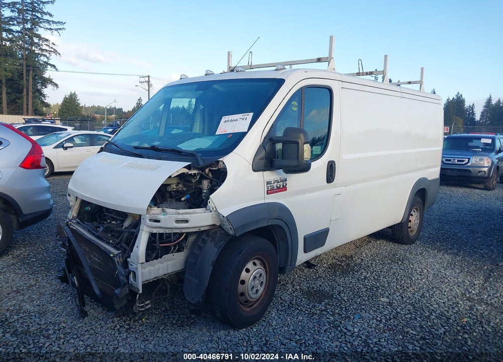 2014 RAM PROMASTER 1500 LOW ROOF VIN: 3C6TRVAG5EE112925